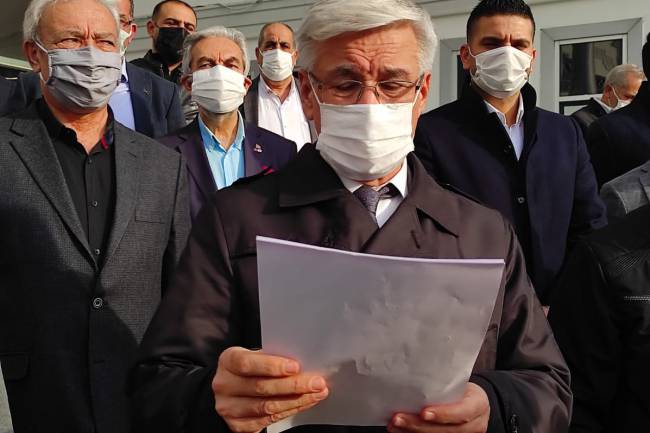 Hatay Ak Parti İl Başkanı Mehmet Yeloglu Basın Açıklaması