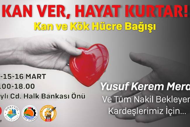 HAYDİ DÖRTYOL, YUSUF KEREM MERAL’E UMUT OL!