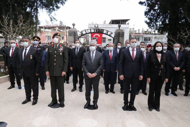 HATAY’DA ŞEHİTLER RAHMET VE MİNNETLE ANILDI  BAŞKAN SAVAŞ KAHRAMAN ŞEHİTLERİ ANTAKYA ŞEHİTLİĞİ’NDE ANDI