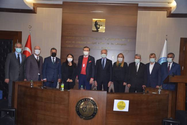 TOBB Başkanı Rifat Hisarcıklıoğlu İTSO’yu Ziyaret etti