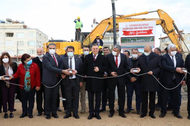 SAMANDAĞ 'IN EN ÖNEMLİ PROJESİNİN TEMELİ ATILDI