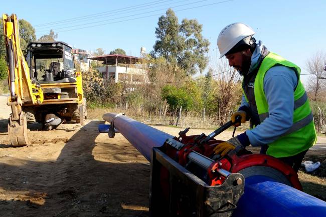 KIRIKHAN ESKİ İÇME SUYU ŞEBEKESİNE VEDA EDİYOR