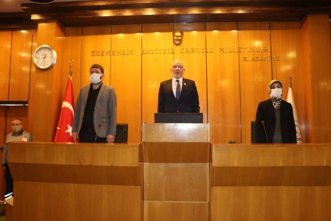 İSKENDERUN BELEDİYE MECLİSİ TOPLANDI İskenderun Belediye Meclisi gündeminde bulunan konuları görüşmek üzere  Belediye Meclis Salonunda toplandı.