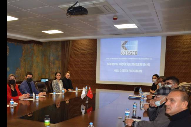 KOSGEB İl Müdürü Çevik Hızlı Destek  Programı Konusunda İşletmeleri Bilgilendirdi