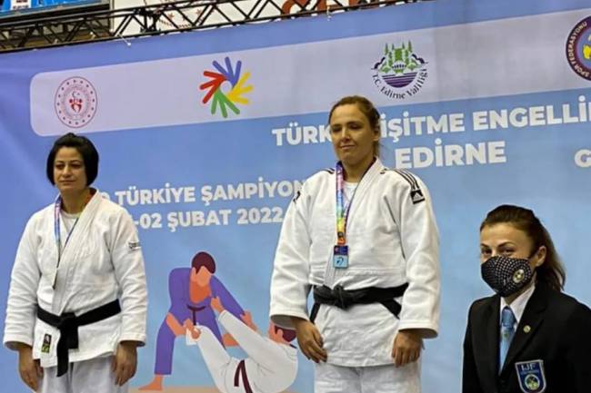 HATAY BÜYÜKŞEHİR BELEDİYESPORLU JUDOCU TÜRKİYE ŞAMPİYONU