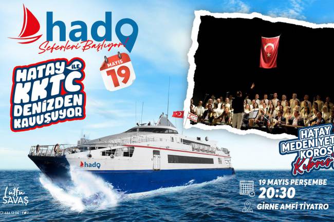 HADO’NUN İLK MİSAFİRLERİ KIBRIS GAZİLERİ  HADO’NUN İLK SEFERİNDE PROGRAM BELLİ OLDU HADO İLE TARİHE TANIKLIK EDİLECEK HADO İLE AİLELER ÖĞRENCİ ÇOCUKLARININ YANINA GİDİYOR