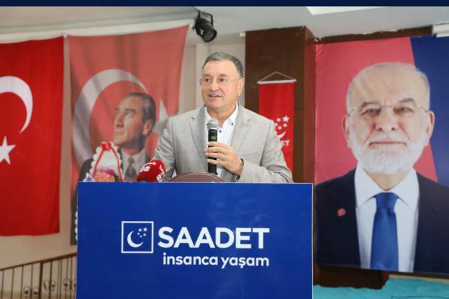 SAVAŞ’TAN BİRLİK BERABERLİK MESAJI: BİR ARADA GELECEK ADINA ORTAK  HAREKET EDECEĞİZ HBB BAŞKANI SAVAŞ SAADET PARTİSİ HATAY İL KONGRESİNE KATILDI