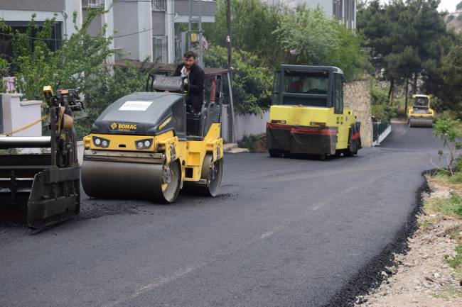 HBB BELEN İLÇESİNDE ASFALT ÇALIŞMALARI SÜRÜYOR