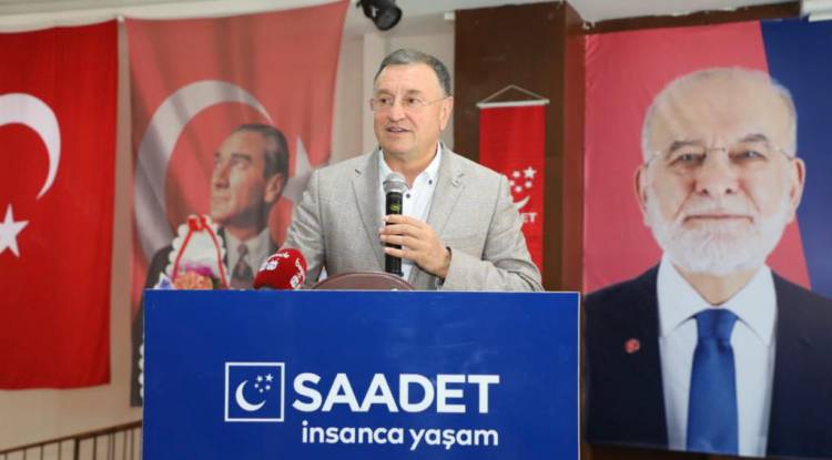 SAVAŞ’TAN BİRLİK BERABERLİK MESAJI: BİR ARADA GELECEK ADINA ORTAK  HAREKET EDECEĞİZ HBB BAŞKANI SAVAŞ SAADET PARTİSİ HATAY İL KONGRESİNE KATILDI