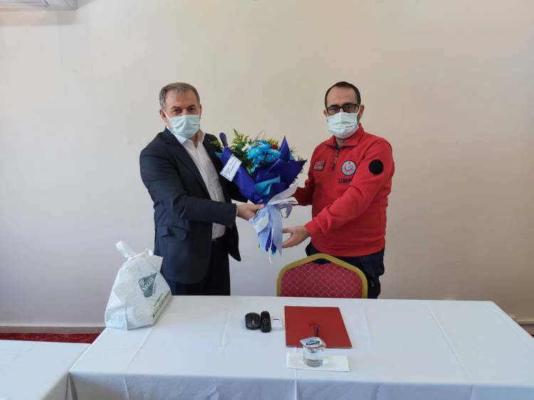 Memur Sen İl Başkanı ve Bağlı İş Kolu Temsilcilerinden Dr. Mustafa HAMBOLAT'a Ziyaret...