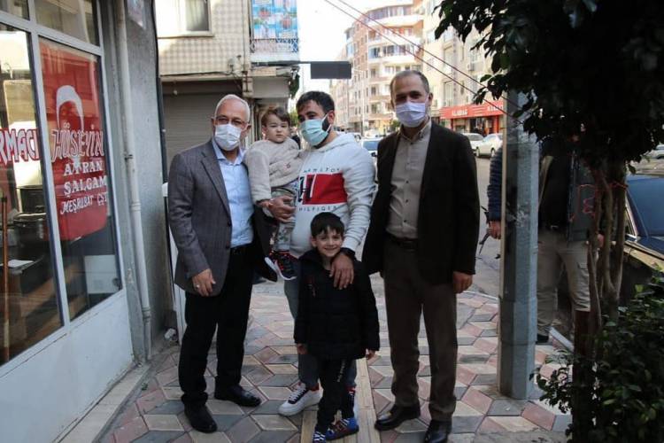 BAŞKAN TOSYALI,MİLLETVEKİLİ ÖZEL İLE BİRLİKTE ASFALT VE KALDIRIM ÇALIŞMALARINI İNCELEDİ