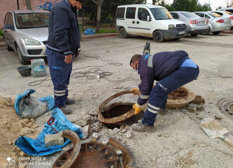 YENİLEME ÇALIŞMASI İLE TEHLİKE BERTARAF EDİLDİ