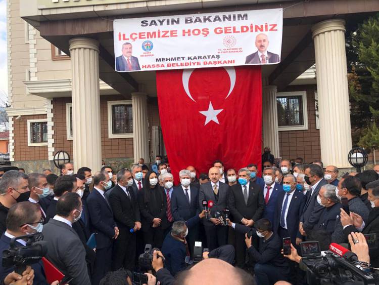 BAKAN KARAİSMAİLOĞLU ANTAKYA’YA GELDİ 