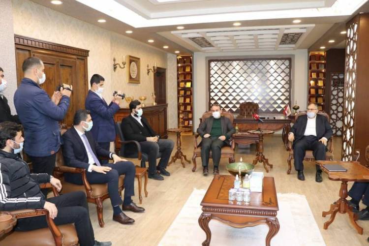 Adalet eski Bakanı Sadullah Ergin’den, Çalışkan’a Taziye Ziyareti