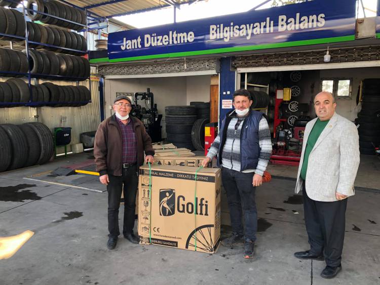 HAYIRSEVER İŞ İNSANI DAVUT GERKES'TEN 250 ADET TEKERLEKLİ SANDALYE