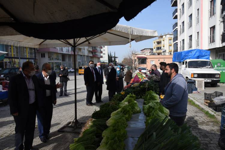 FAKIUŞAĞI SEMT PAZARI YENİ YERİNDE FAALİYETE GEÇTİ