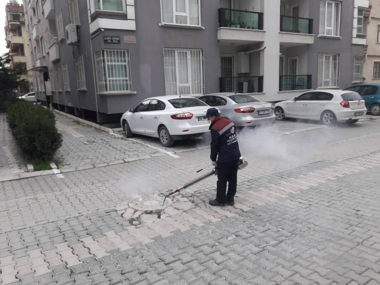 HBB EKİPLERİ VATANDAŞLARIN SAĞLIĞI İÇİN İŞİ SIKI TUTUYOR HAŞERE İLE MÜCADELEYE DEVAM EDİLİYOR