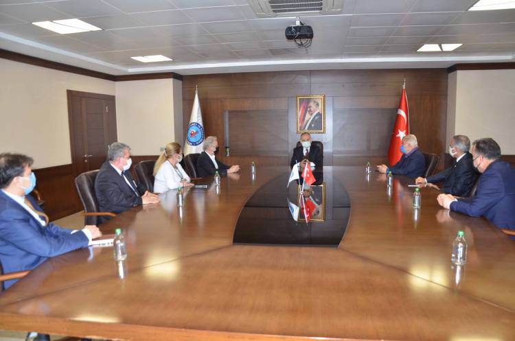 Kaymakam İskender Yönden İTSO’yu Ziyaret Etti. “Toplantıda Pandemi Süreci ve bölgede Yaşanan Son Ekonomik Gelişmeler Değerlendirildi”