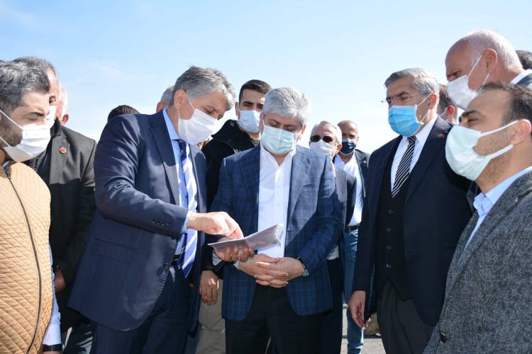 MİLLETVEKİLİ YAYMAN, VALİ DOĞAN VE BAŞKAN YAVUZ KIRIKHAN’DA İNCELEMELERDE  BULUNDU