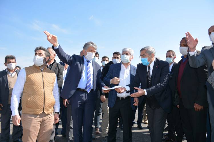 MİLLETVEKİLİ YAYMAN, VALİ DOĞAN VE BAŞKAN YAVUZ KIRIKHAN’DA İNCELEMELERDE  BULUNDU