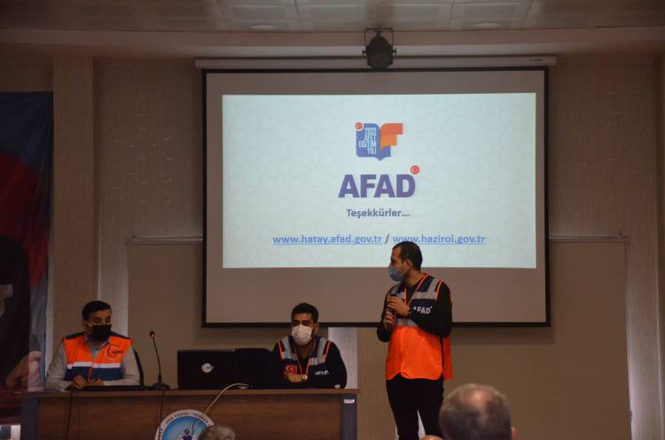AFET FARKINDALIK EĞİTİMİ DÜZENLENDİ