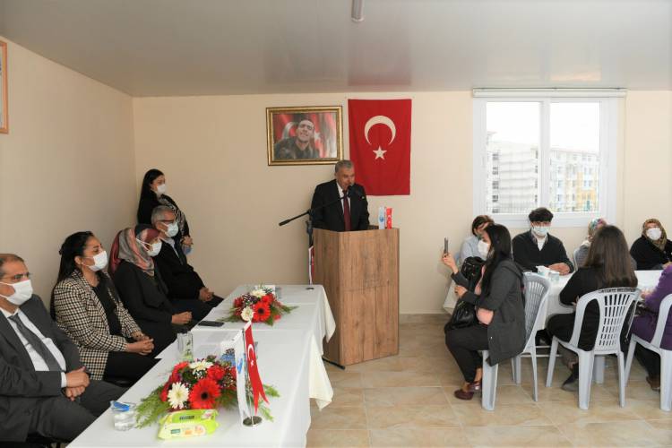 BAŞKAN YILMAZ; “ ŞEHİT ALİ UÇAR ÇOK AMAÇLI SALONUMUZ    ALAHAN MAHALLEMİZE HAYIRLI OLSUN.” 