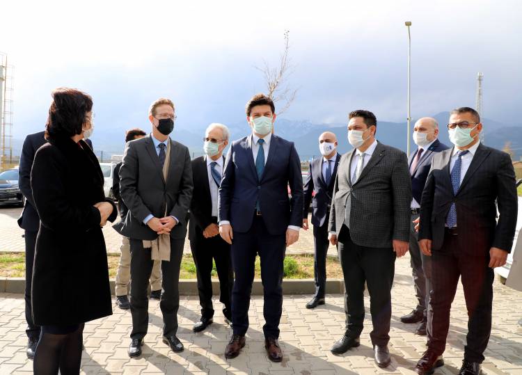 BÜYÜKELÇİ LANDRUT, OVA BÖLGESİNE YAPILAN 5. TESİSİ İNCELEDİ