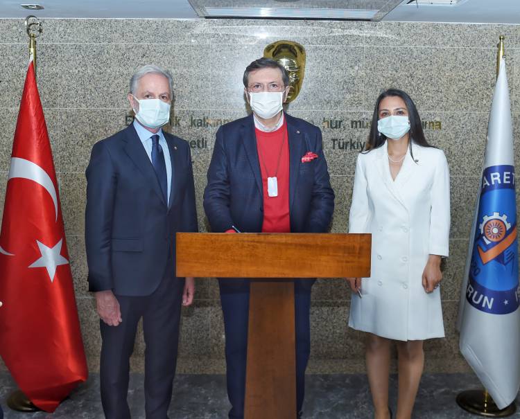 TOBB Başkanı Rifat Hisarcıklıoğlu İTSO’yu Ziyaret etti