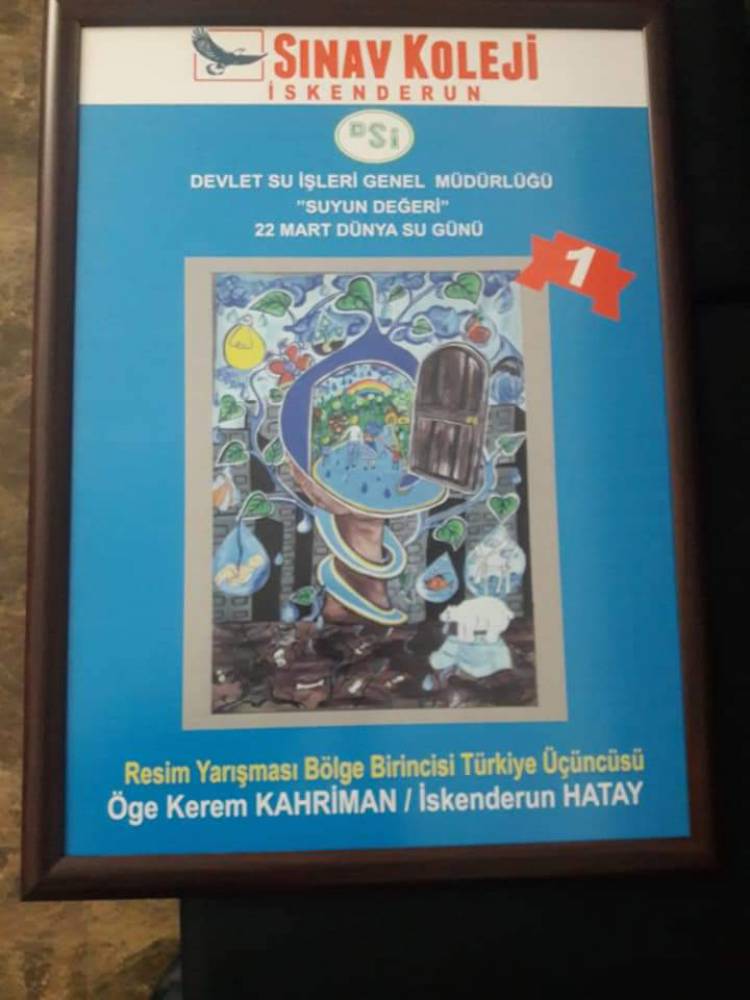 ÖZEL İSKENDERUN SINAV ORTAOKULU ÖĞRENCİSİ AKDENİZ BÖLGE 1.Sİ OLDU