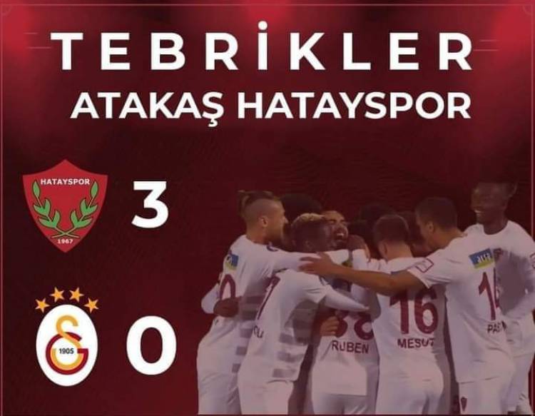ATAKAŞ HATAY SPOR’U TEBRİK EDERİZ 