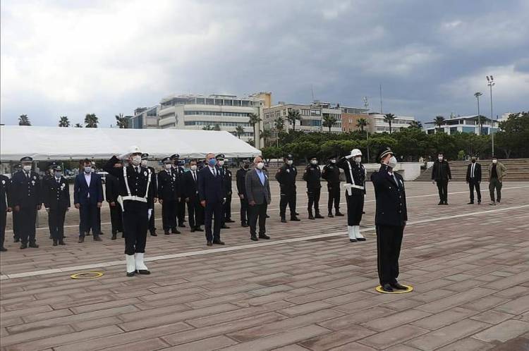 İSKENDERUN POLİS HAFTASI ÇELENK SUNMA TÖRENİ