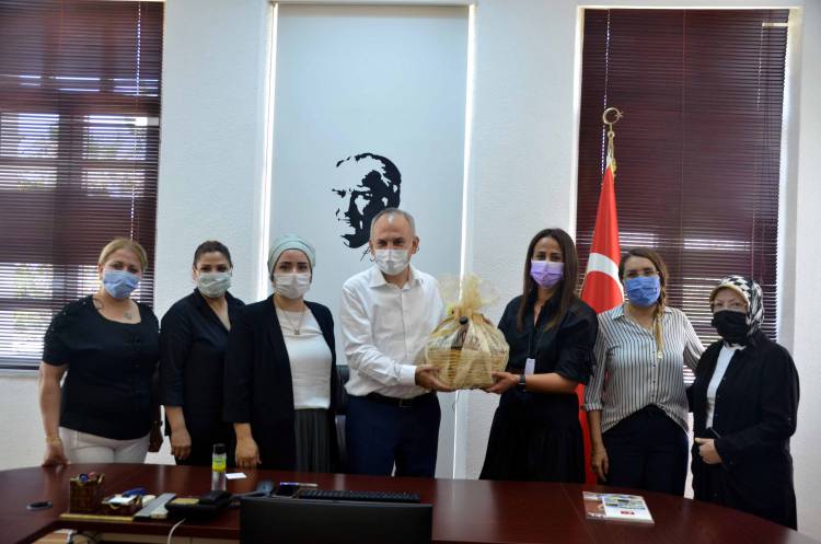 Üreten Altınellerden Kaymakam Yönden’e Nezaket Ziyareti