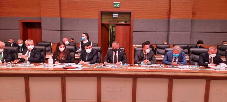 MHP Hatay Milletvekili LÜTFİ KAŞIKÇI, KİT Komisyonu'nda Hatay'ın sorunlarını masaya yatırdı.