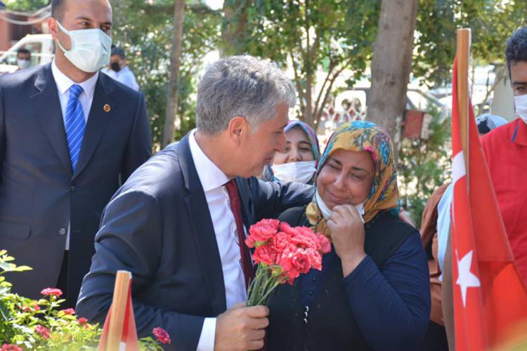 15 TEMMUZ MİLLİ BİRLİK VE DEMOKRASİ GÜNÜNDE ŞEHİTLERİMİZ HATİM VE DUALARLA  YAD EDİLDİ