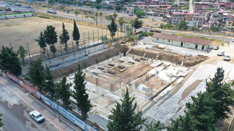 İSKENDERUN BELEDİYE BAŞKANI FATİH TOSYALI: SAKARYA -YÜZME HAVUZU İNŞAATI HIZLA DEVAM EDİYOR