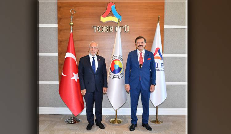 Belediye Başkanı Tosyalı TOBB Başkanı Hisarcıklıoğlu’nu Ziyaret Etti
