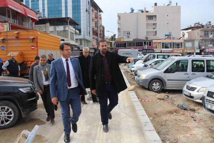 SAMANDAĞ BELEDİYESİ İLÇE MERKEZİNDEKİ TRAFİĞİ RAHATLATIYOR