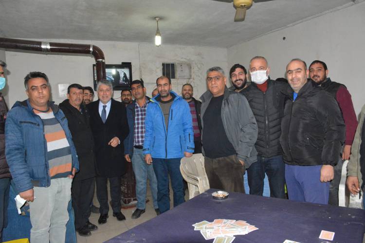 BAŞKAN YAVUZ ÇAT KAPI VATANDAŞLARIN YENİ YILINI KUTLADI