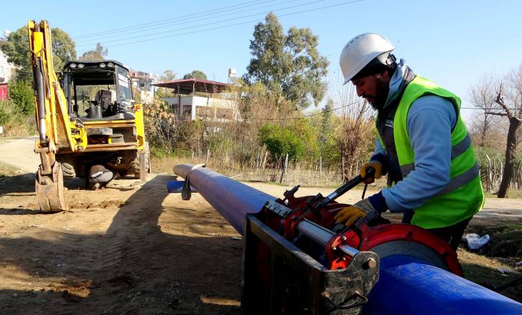 KIRIKHAN ESKİ İÇME SUYU ŞEBEKESİNE VEDA EDİYOR