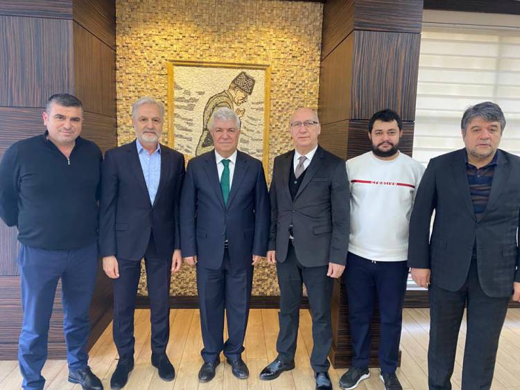 İTSO Başkanı Yılmaz’dan Payas OSB Başkanı Osman Tufan’a Nezaket Ziyareti “Bölgemiz Sanayicilerinin Sorunları Görüşüldü”