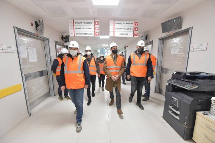 AFD Türkiye Direktörü Tanguy Denieul, Dörtyol Yeni Devlet  Hastanesini ziyaret etti