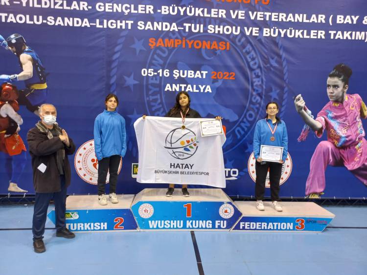 HATAY BÜYÜKŞEHİR BELEDİYESPOR TÜRKİYE ŞAMPİYONASI’NA DAMGA VURDU