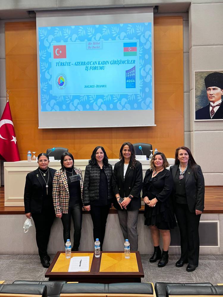 TOBB Hatay Kadın Girişimciler İl İcra Kurulu Başkanı Yeşim  Ugutmen, Türkiye&Azerbeycan İş Formuna katıldı