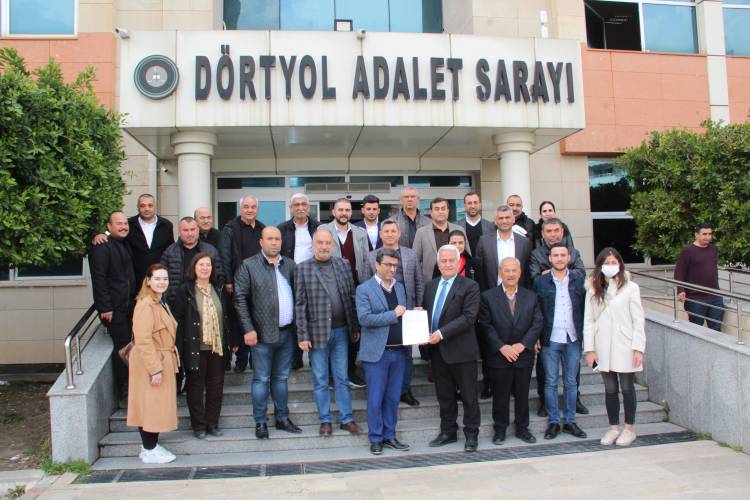 DÖRTYOL ESNAF VE SANATKARLAR ODASI YÖNETİMİ MAZBATASINI ALDI