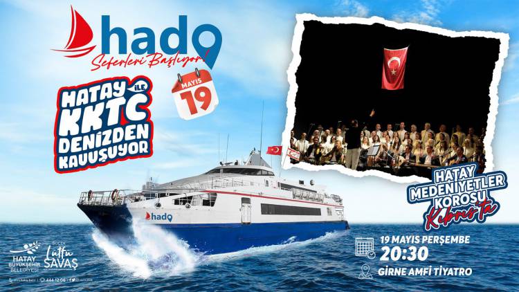 HADO’NUN İLK MİSAFİRLERİ KIBRIS GAZİLERİ  HADO’NUN İLK SEFERİNDE PROGRAM BELLİ OLDU HADO İLE TARİHE TANIKLIK EDİLECEK HADO İLE AİLELER ÖĞRENCİ ÇOCUKLARININ YANINA GİDİYOR