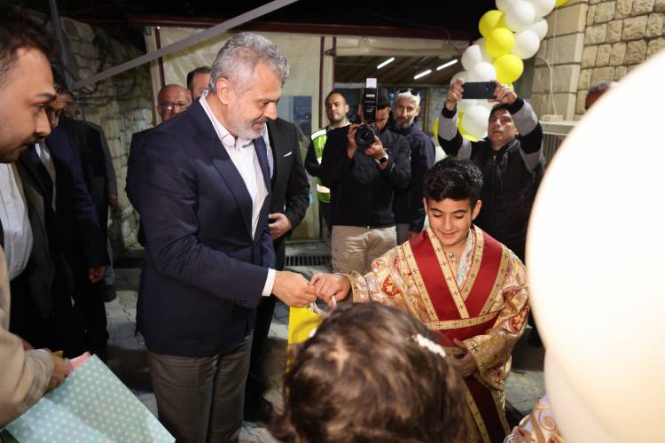 BAŞKAN ÖNTÜRK PASKALYA KUTLAMALARINA KATILDI